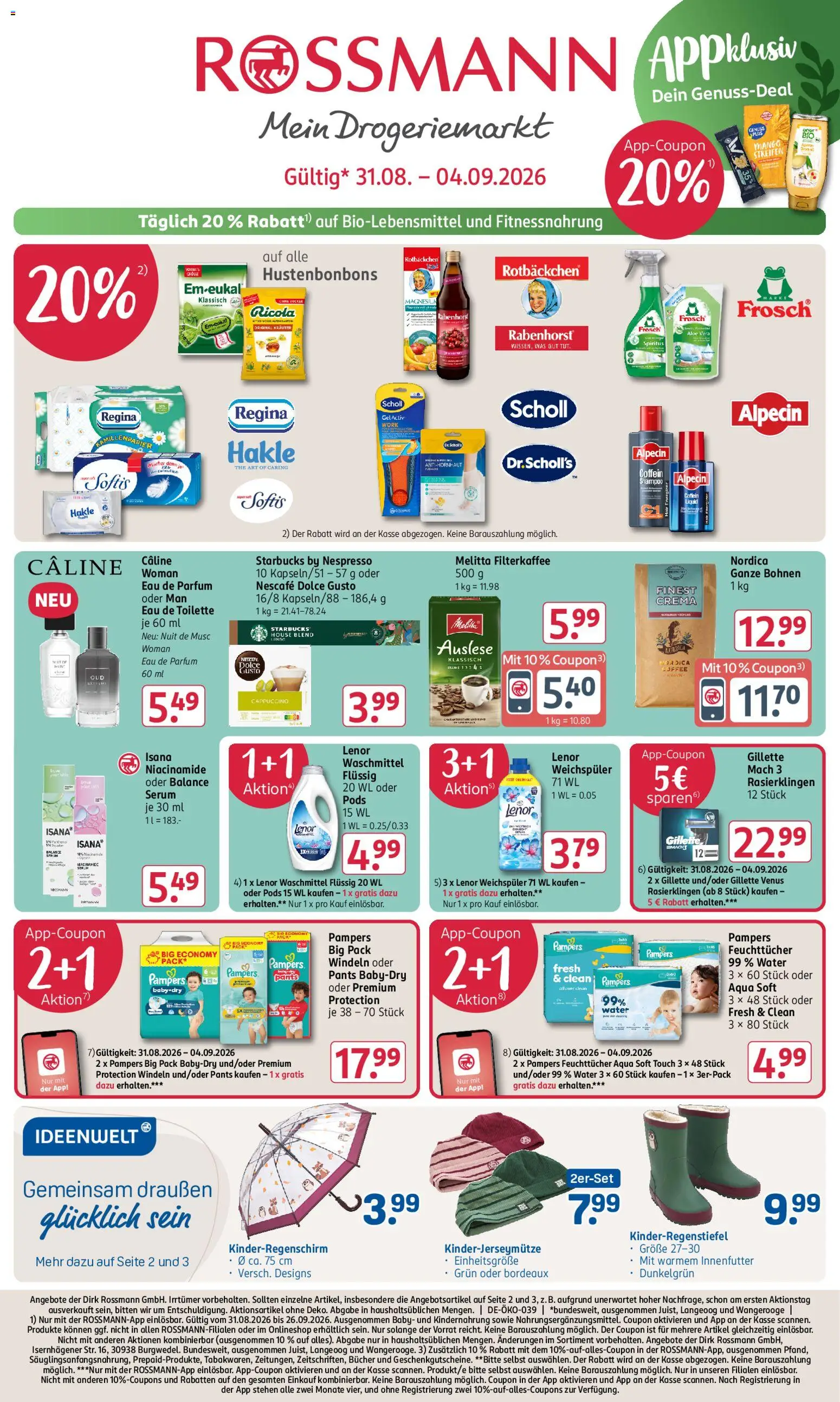 Vorschau von dem Prospekt des Geschäftes Rossmann, gültig ab dem 31.08.2026