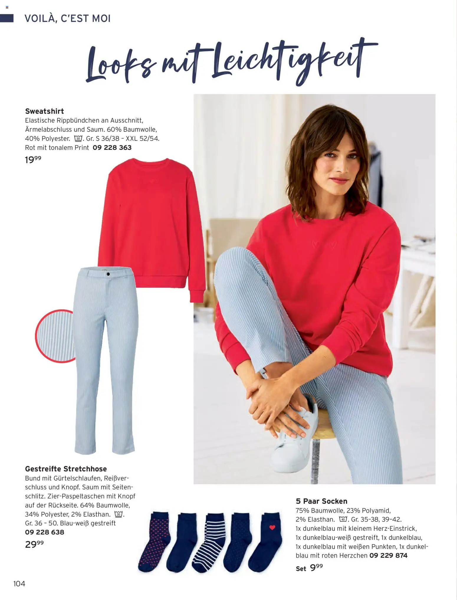 Vorschau von dem Prospekt des Geschäftes Tchibo, gültig ab dem 01.09.2026 - Sweatshirt, Socken