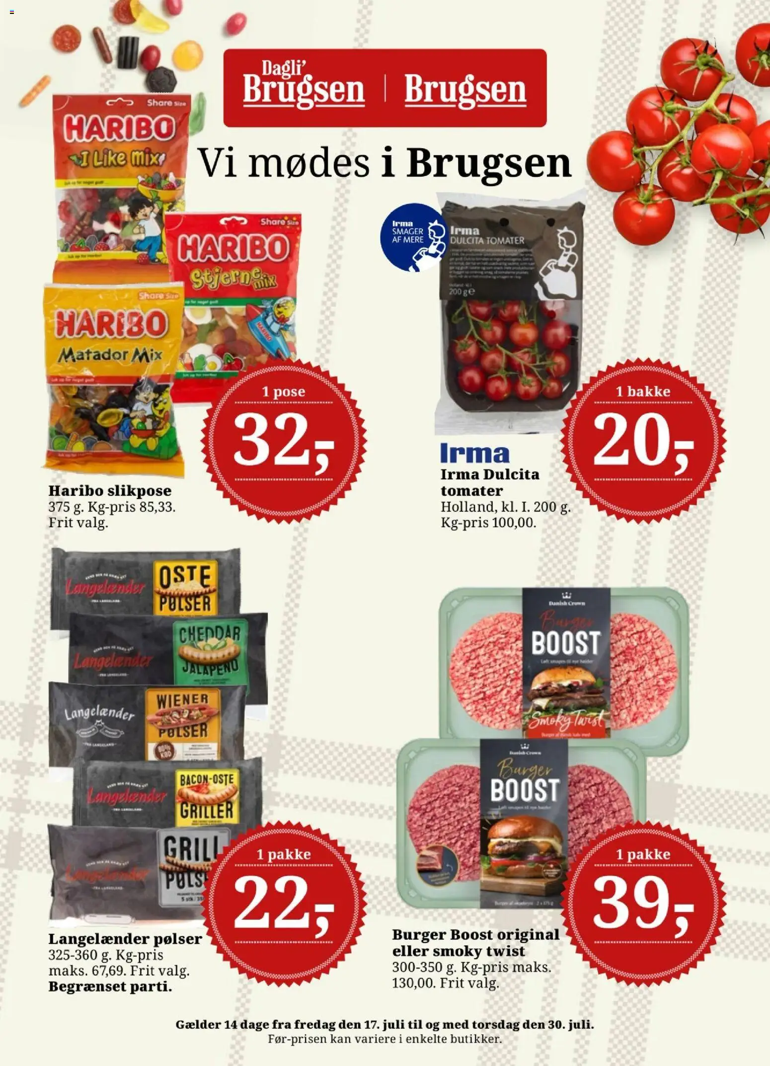 Eksempel på tilbudsavis Dagli'Brugsen - Tilbudsavis uge 29-30 fra butik Dagli'Brugsen gyldig fra 17/07/2026