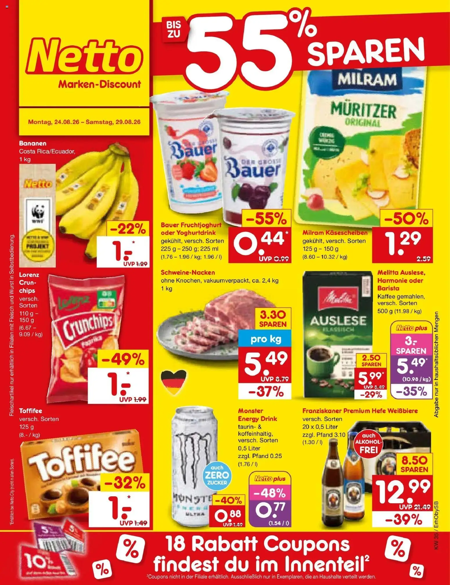 Vorschau von dem Prospekt des Geschäftes Netto Marken-Discount, gültig ab dem 24.08.2026
