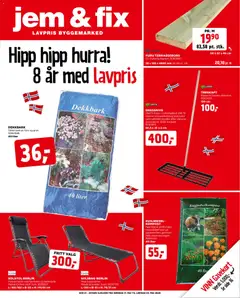 Forhåndsvis Jem & Fix kundeavis fra butikk Jem & Fix gyldig fra 16/05/2026