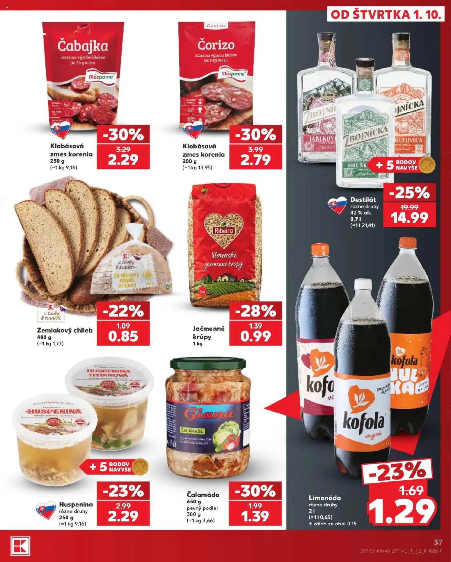 Náhľad Kaufland letáku platného od 01.10.2026