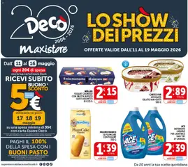 Anteprima dell'opuscolo Decò volantino MaxiStore Vitulazio dal negozio Decò valido da 11/05/2026