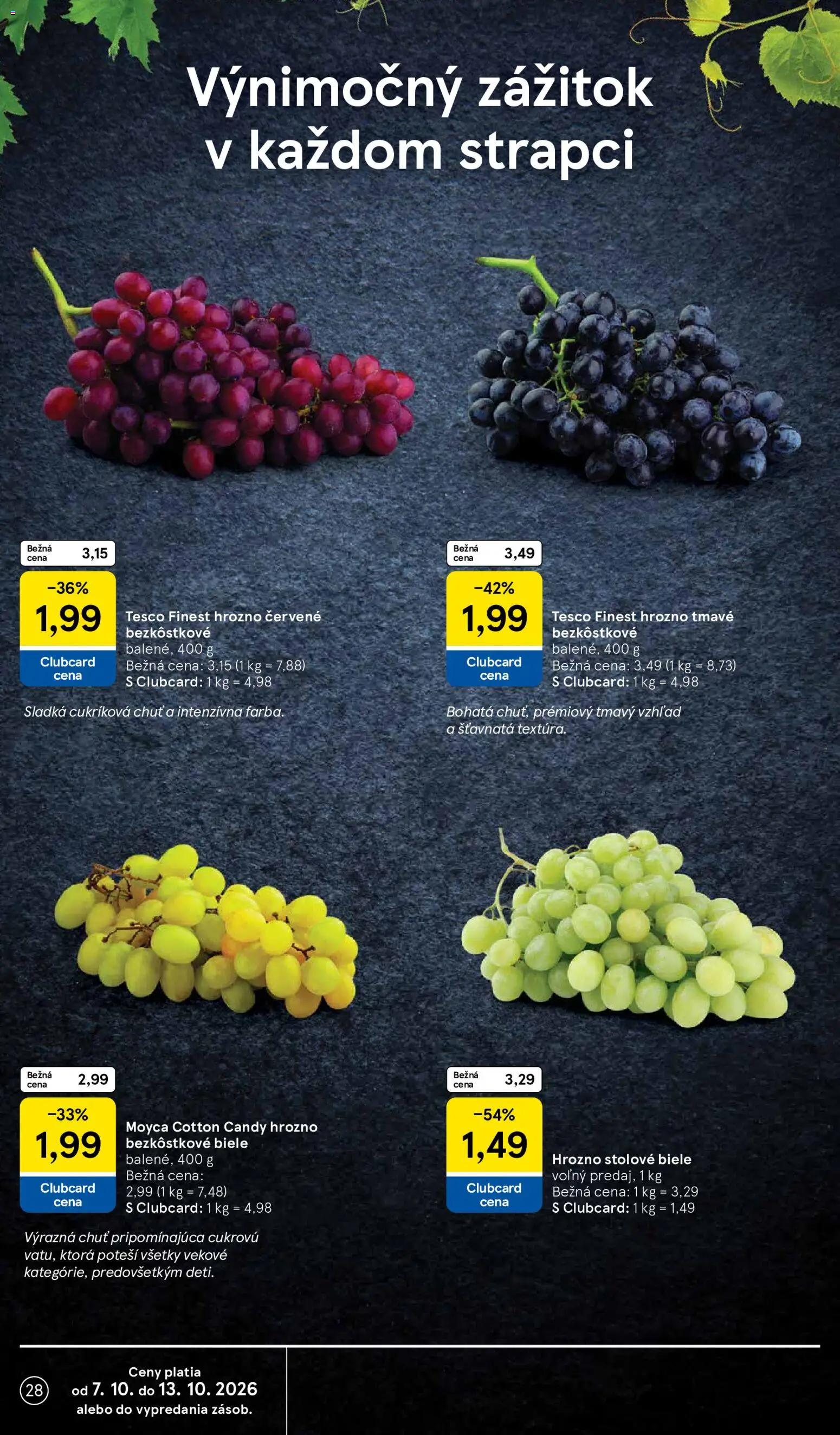 Náhľad Tesco letáku platného od 07.10.2026