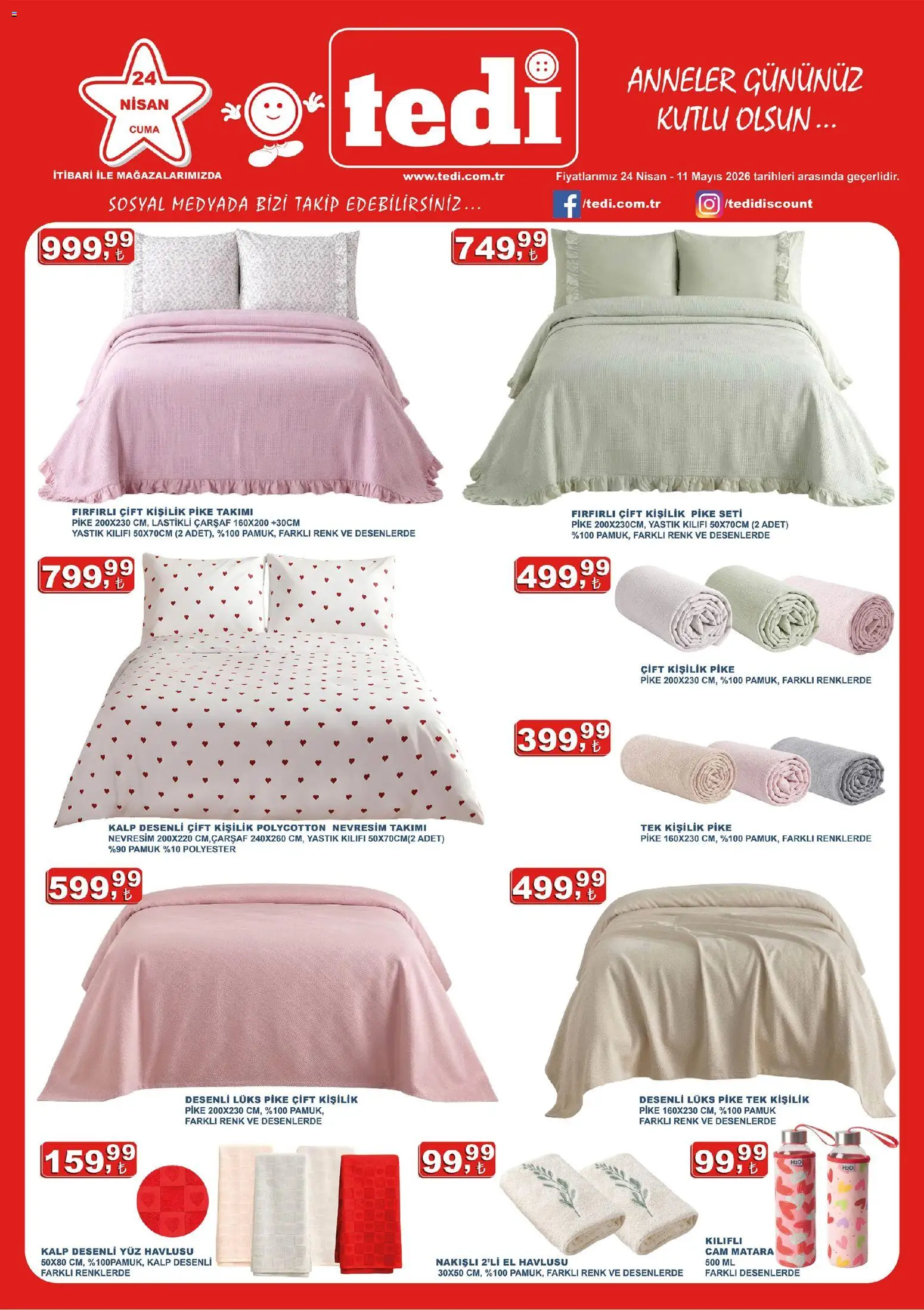 Tedi Tedi Katalog 24.04.2026 - Broşürünün önizlemesi