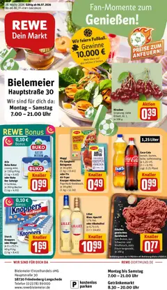Vorschau von dem Prospekt des Geschäftes Rewe, gültig ab dem 05.07.2026