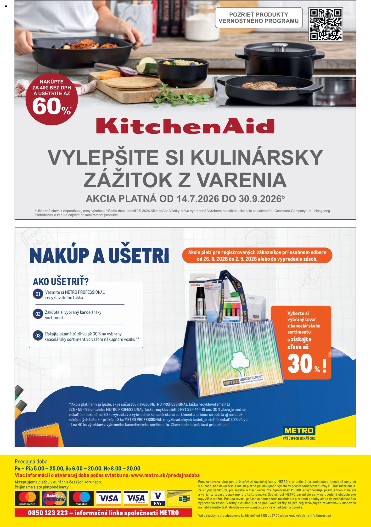 Náhľad Metro letáku platného od 26.08.2026 - Taška