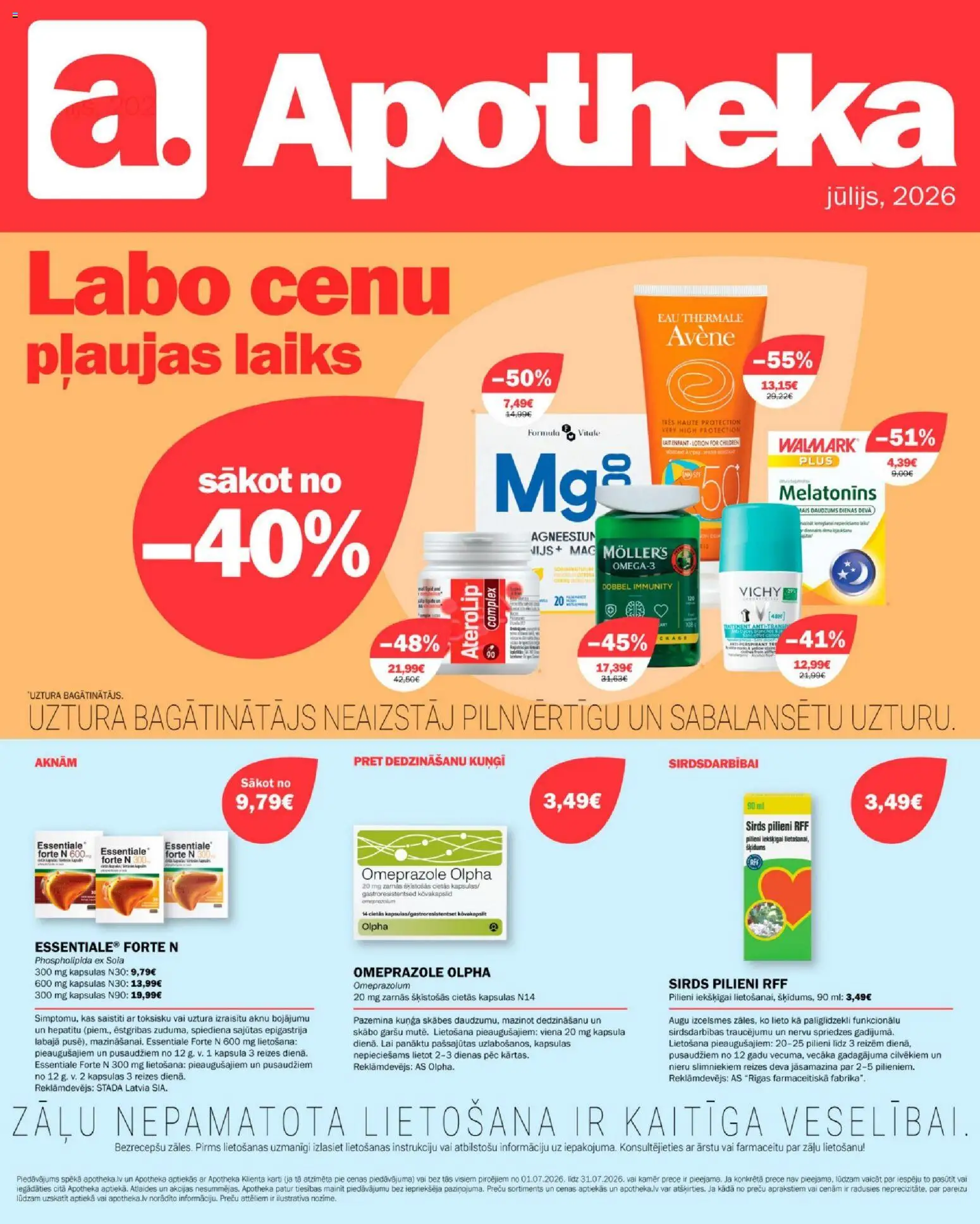 Skatīt Apotheka akciju bukletu, derīgs no 01.07.2026.