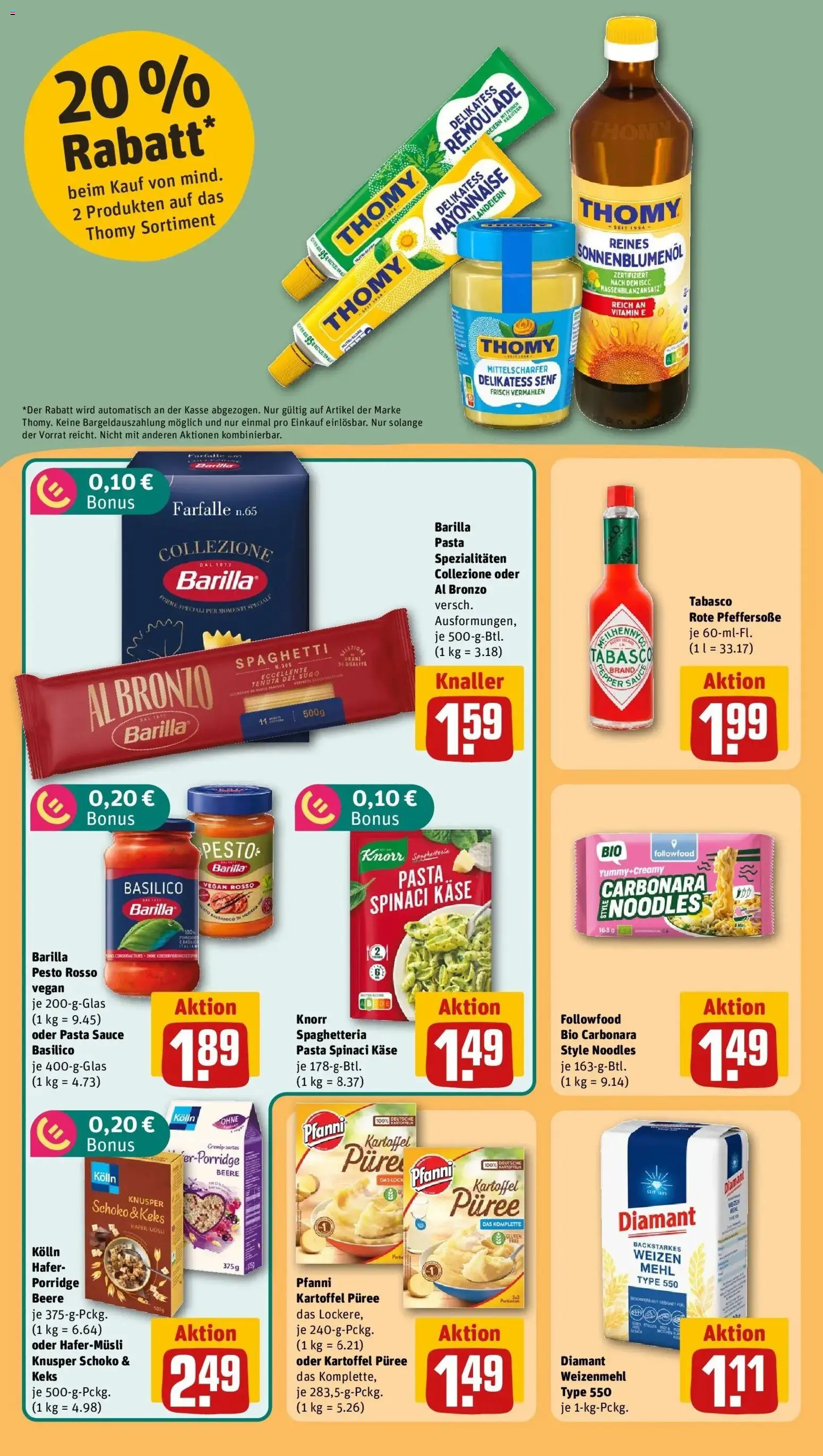 Vorschau von dem Prospekt des Geschäftes Rewe, gültig ab dem 26.10.2026