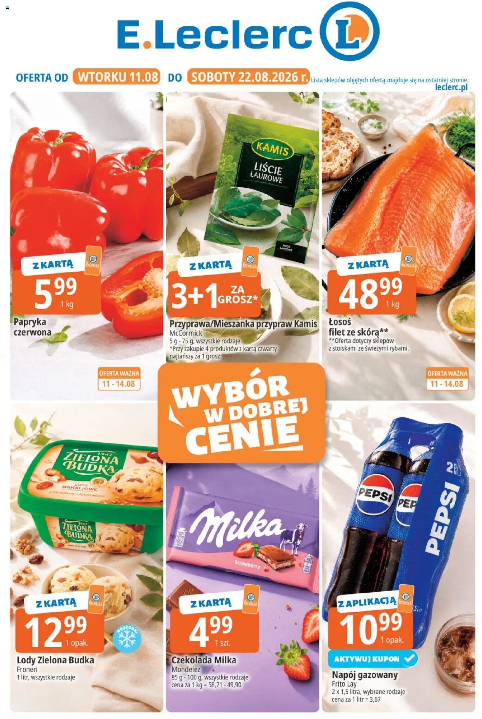 Pogląd gazetki "E.Leclerc gazetka" ze sklepu E.Leclerc ważnej od 11.08.2026