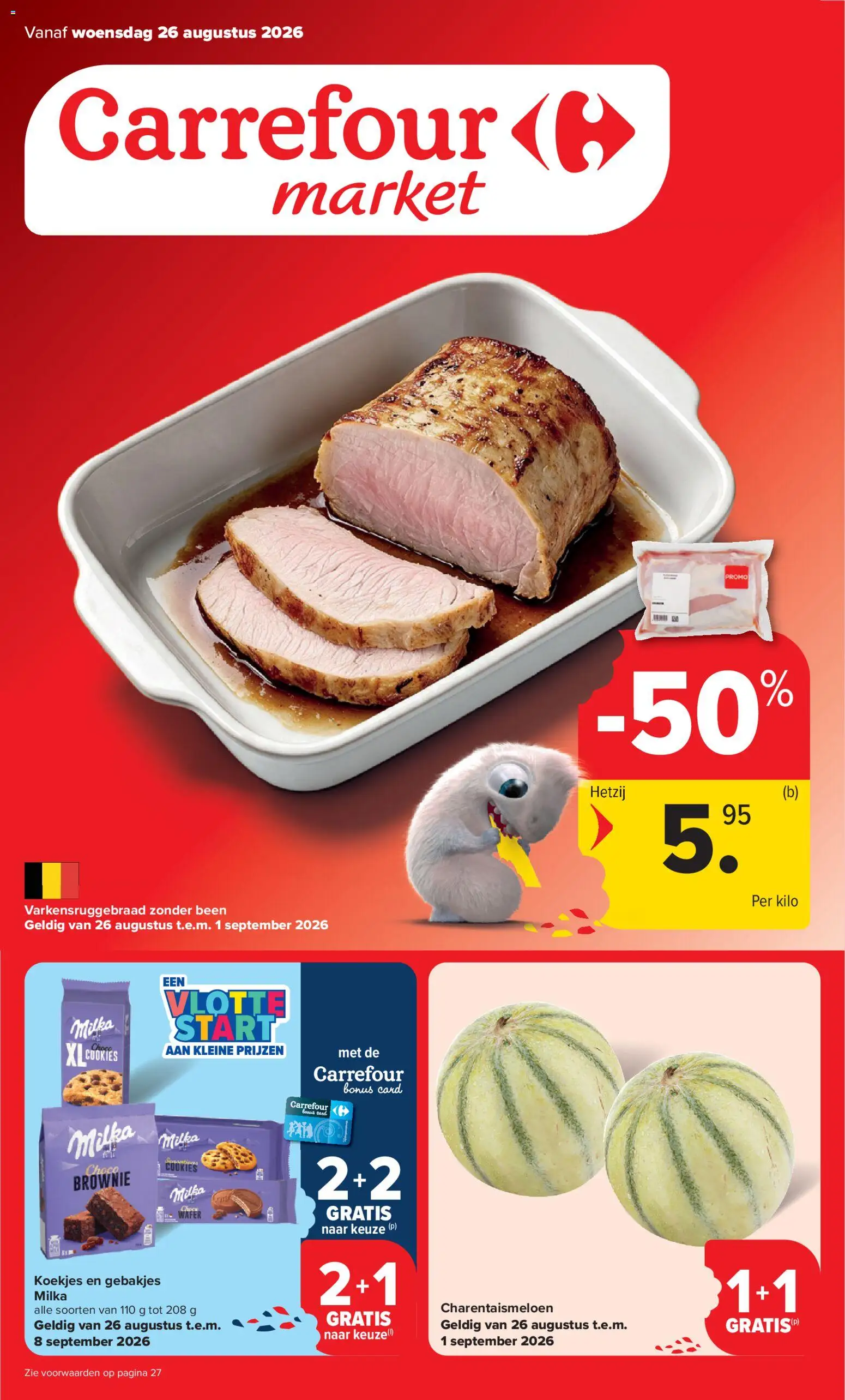 Voorbeeld van Carrefour market folder week 35 van winkel Carrefour market geldig vanaf 26/08/2026 - Koekjes