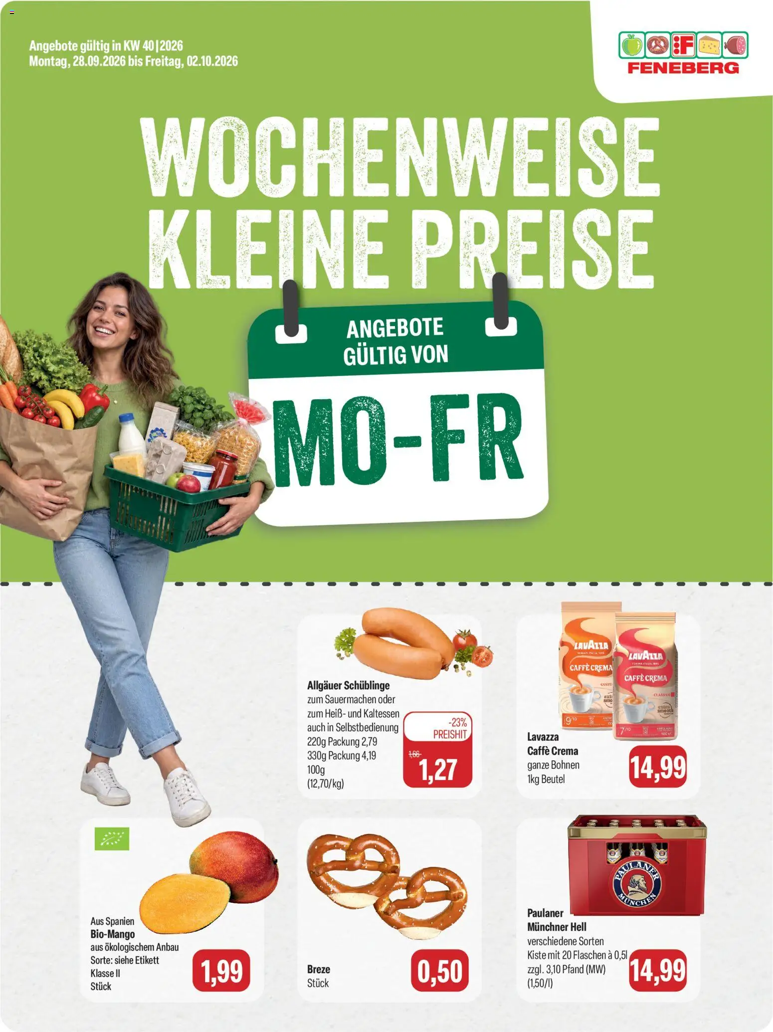 Vorschau von dem Prospekt des Geschäftes Feneberg, gültig ab dem 28.09.2026
