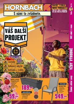 Náhled nabídky: HORNBACH HORNBACH leták - Balkon platný od 13.05.2026