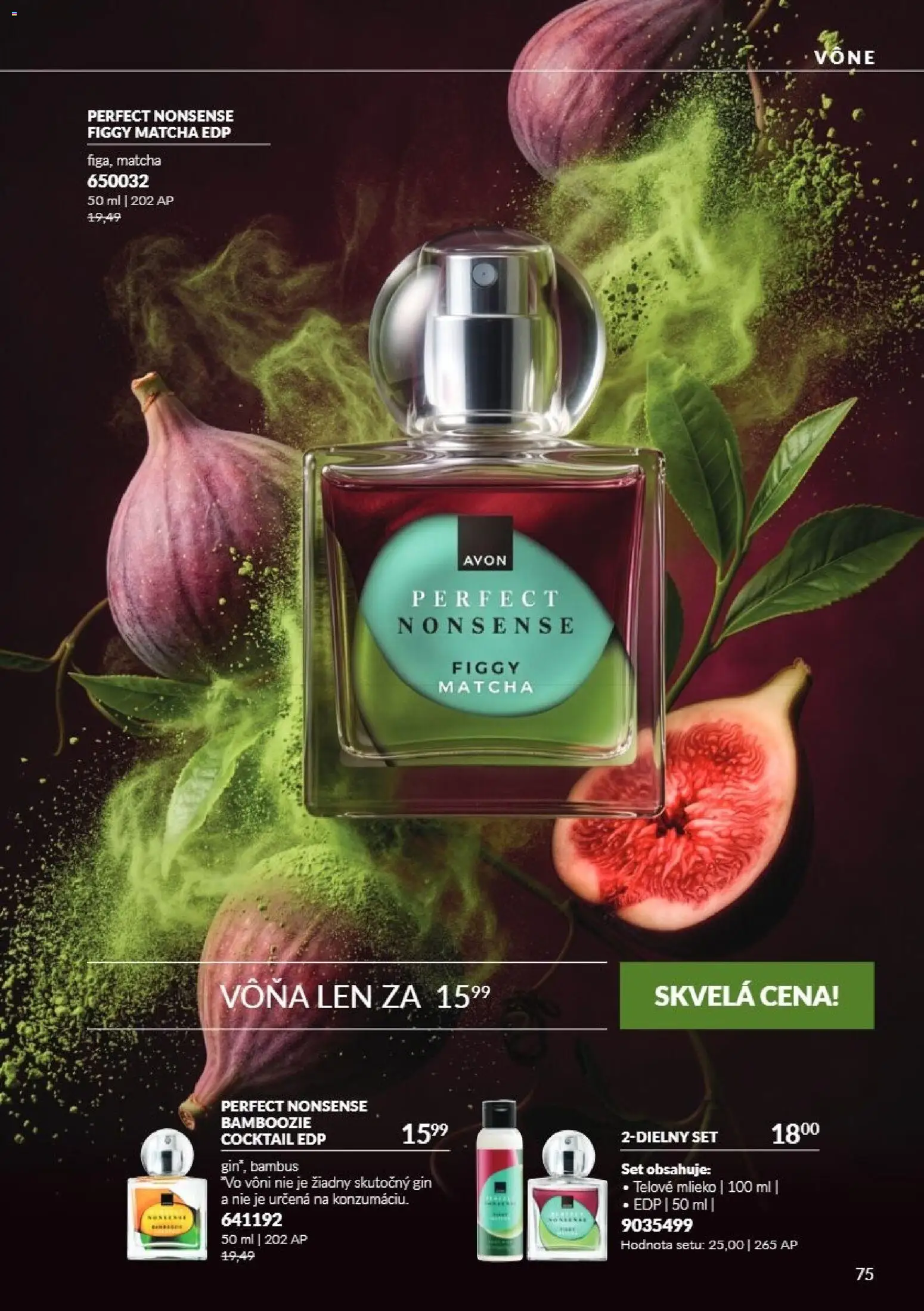 Náhľad Avon letáku platného od 01.10.2026 - Matcha, Gin, Mlieko, Telové mlieko