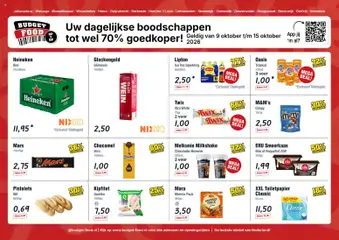 Voorbeeld van Budget Food folder van winkel Budget Food geldig vanaf 09-10-2026