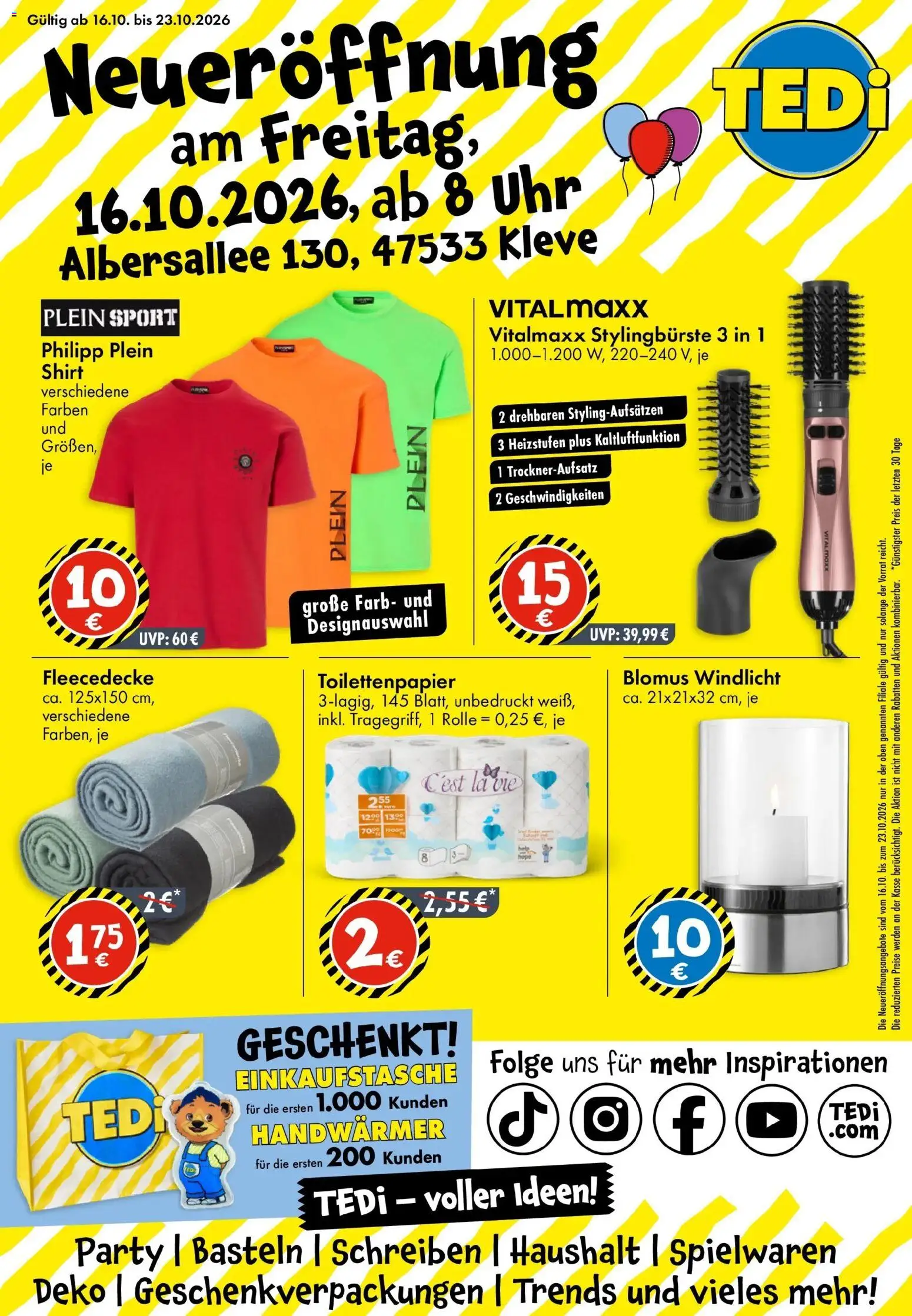 Vorschau von dem Prospekt des Geschäftes TEDi, gültig ab dem 16.10.2026