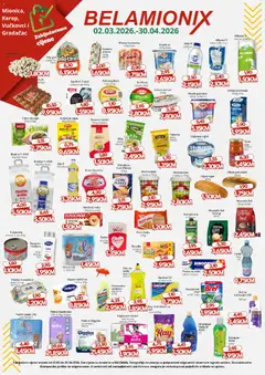Pregled letka Belamionix zaključanih cijena trgovine Belamionix vrijedi od 02.03.2026