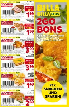 Vorschau der Angebote: Billa Billa Flugblatt - 2GO Bons gültig ab 10.09.2026