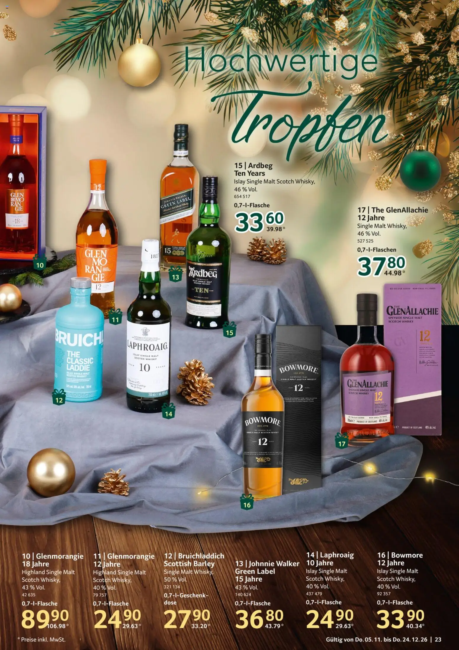 Vorschau von dem Prospekt des Geschäftes Selgros, gültig ab dem 05.11.2026 - Whisky, Johnnie walker