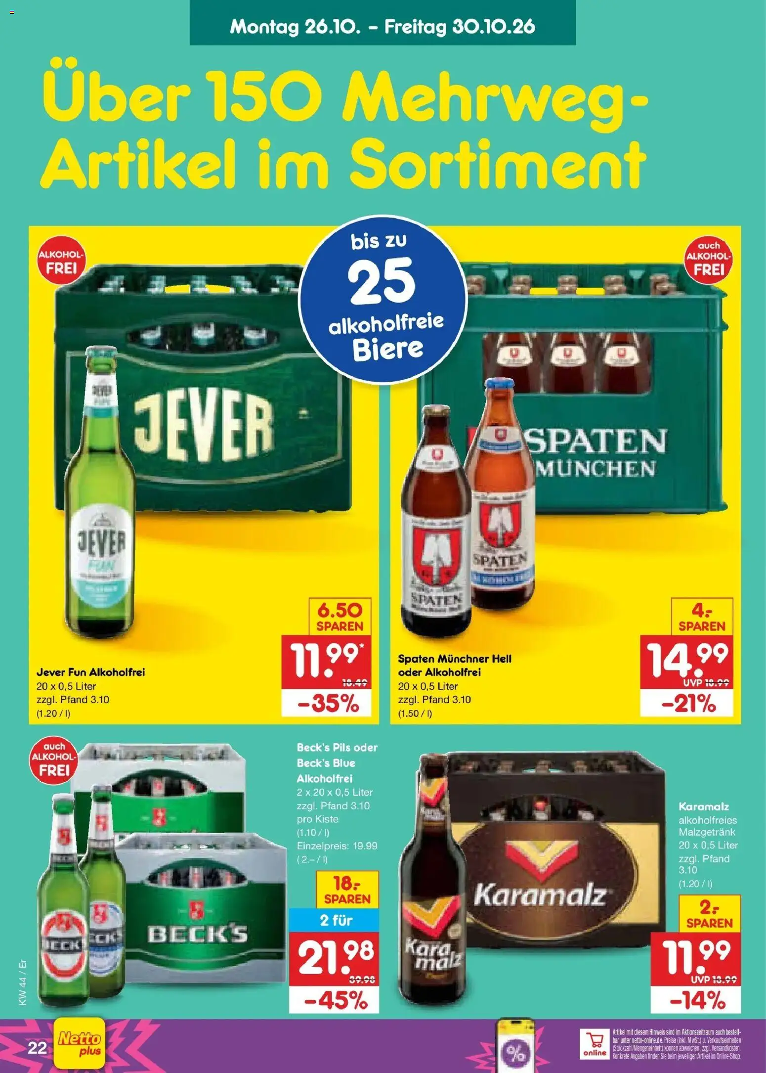 Vorschau von dem Prospekt des Geschäftes Netto Marken-Discount, gültig ab dem 26.10.2026