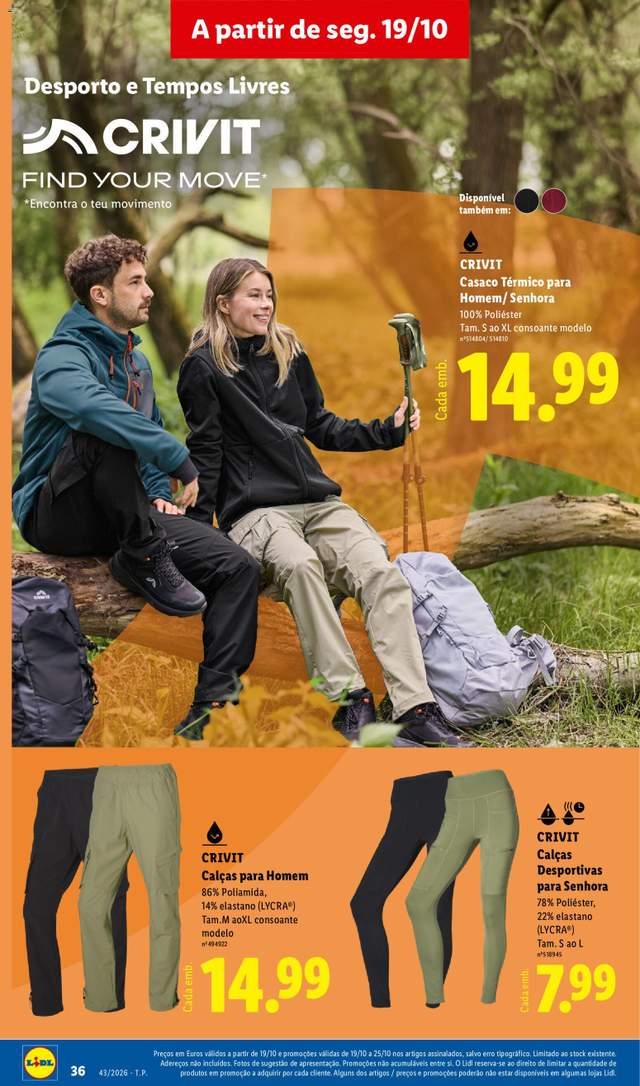 Novo folheto Lidl a partir de 19/10