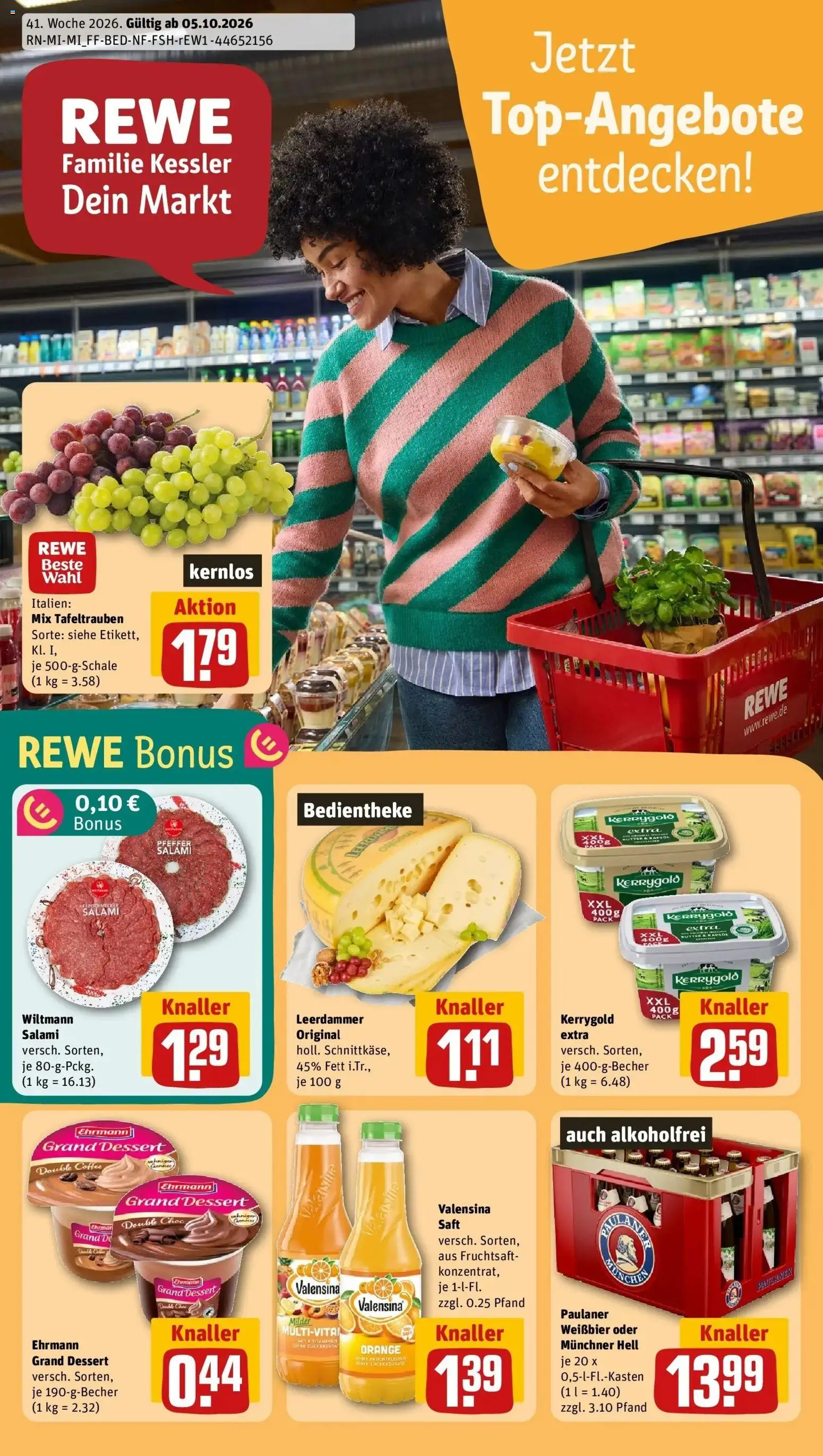 Vorschau von dem Prospekt des Geschäftes Rewe, gültig ab dem 05.10.2026