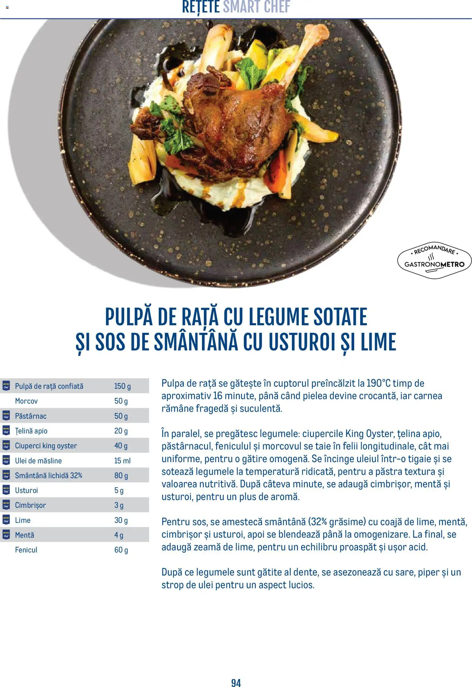 Previzualizarea de cataloage: Metro Metro Catalog Smart Chef valabil de la 21.04.2026 - Țelină, Menta, Pastarnac, Lime, Smântână, Usturoi, Morcov, Piper