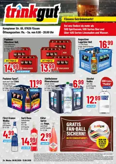 Vorschau von dem Prospekt des Geschäftes Trinkgut, gültig ab dem 07.06.2026