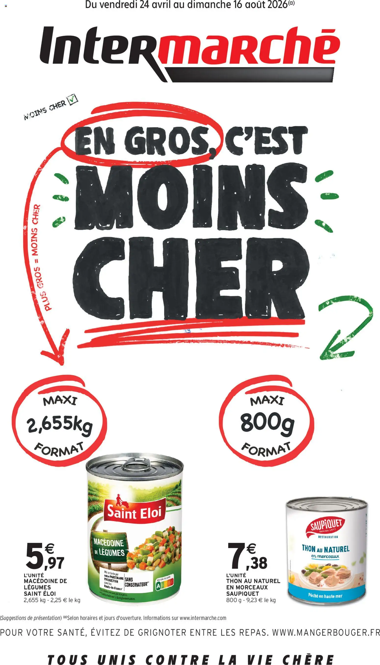 Prévisualisation de Intermarché - En gros, c’est moins cher du magasin Intermarché formulaire valide 24/04/2026