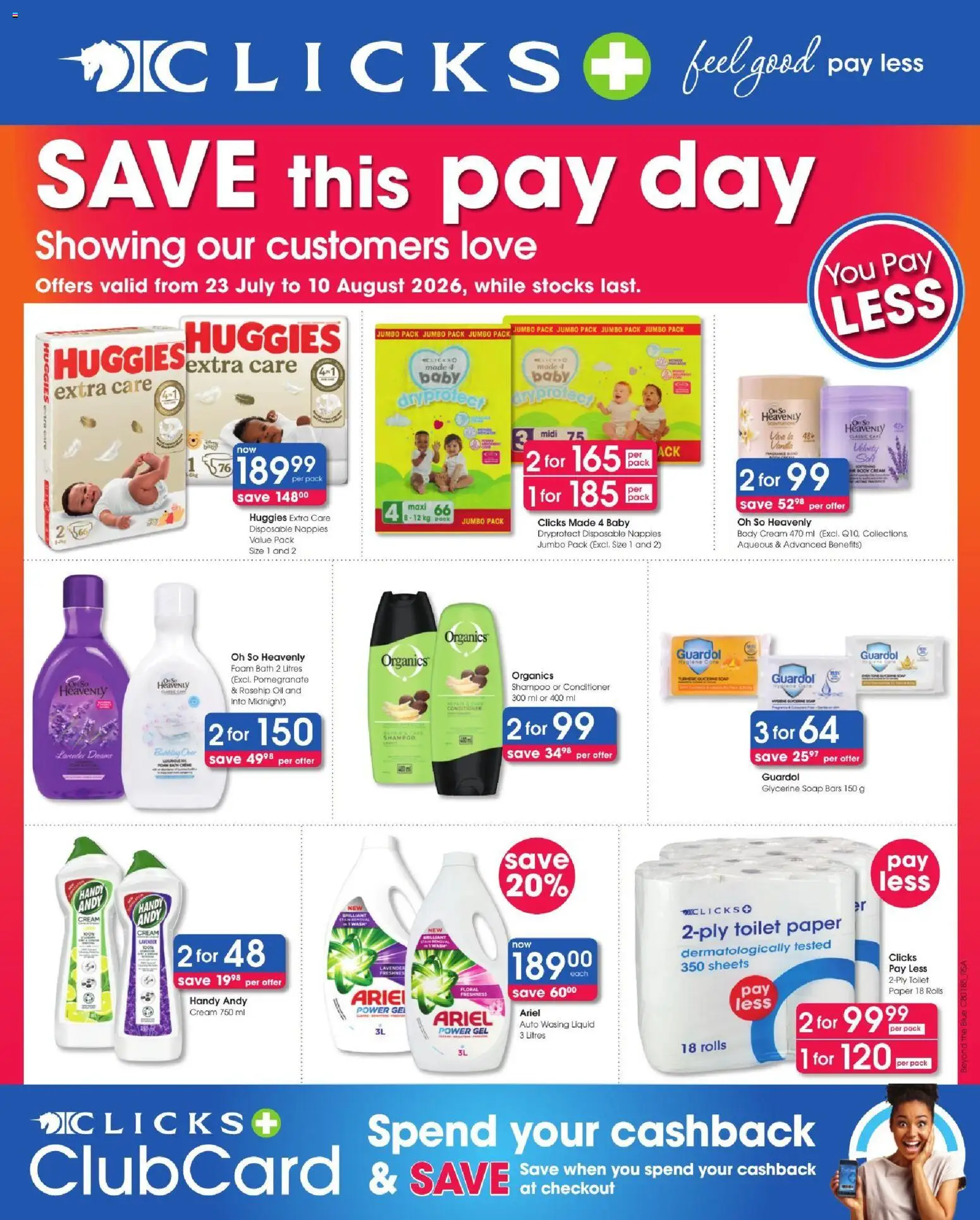 Preview of Clicks flyer valid from 23/07/2026