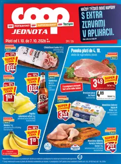 Náhľad COOP Jednota letáku platného od 01.10.2026