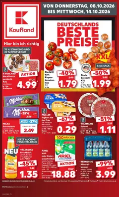 Vorschau von dem Prospekt des Geschäftes Kaufland, gültig ab dem 08.10.2026