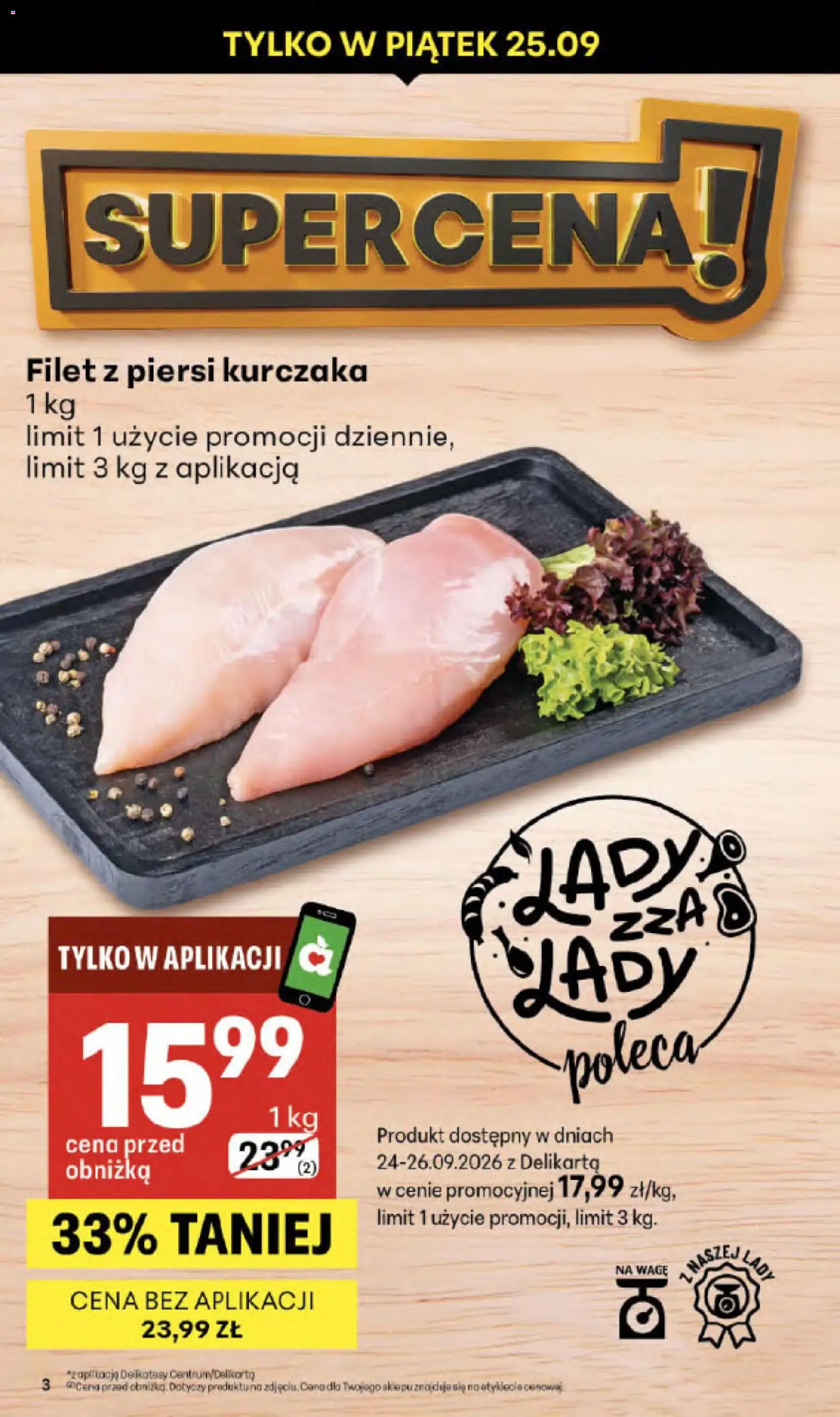 Pogląd gazetki "Delikatesy Centrum gazetka - Sklepy Własne" ze sklepu Delikatesy Centrum ważnej od 24.09.2026
