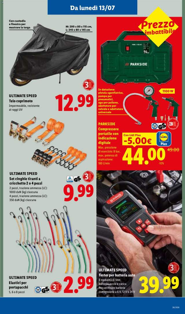 Nuovo volantino Lidl dal 09/07