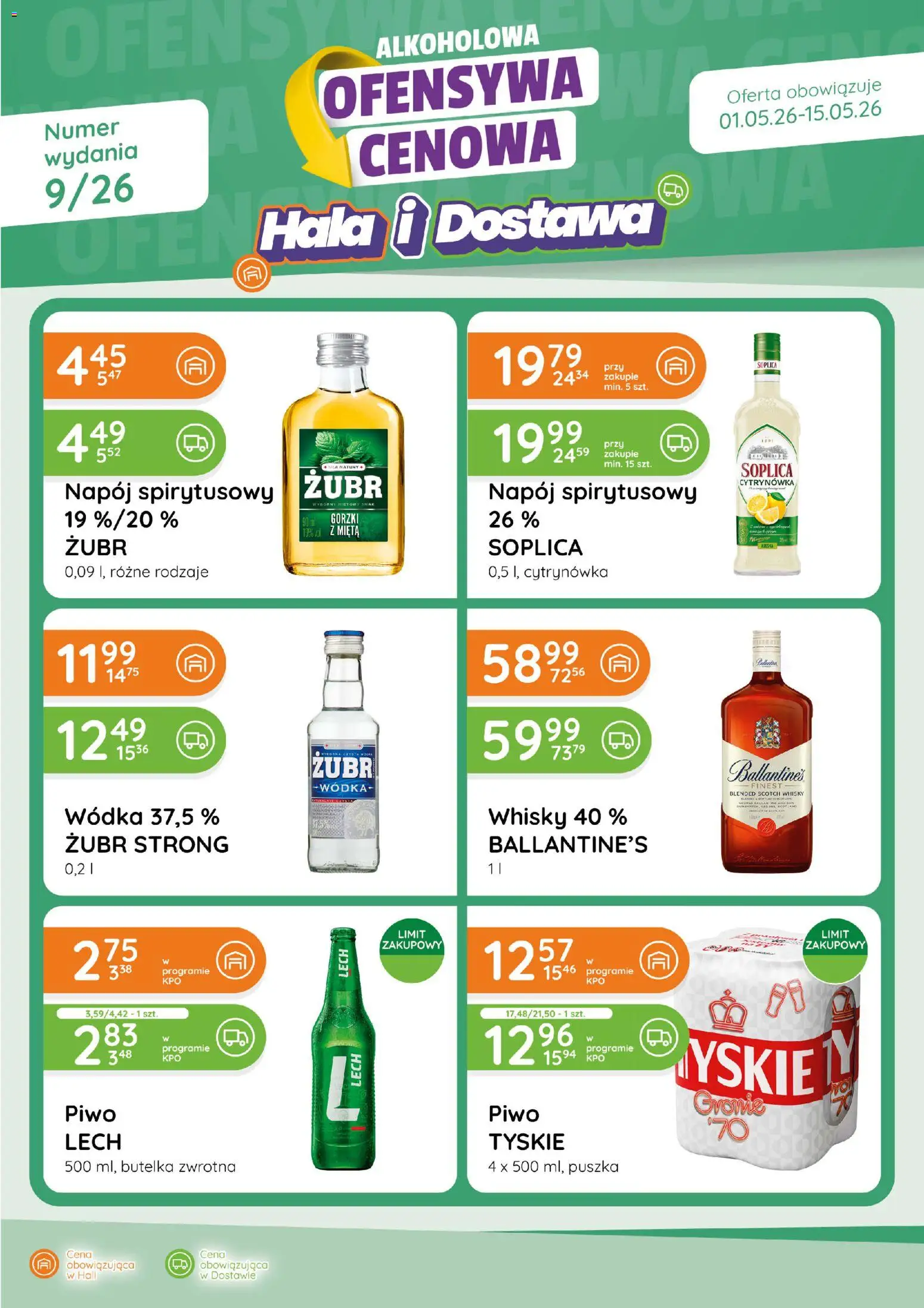 Pogląd gazetki "Eurocash gazetka - Ofensywa Alkoholowa" ze sklepu Eurocash ważnej od 01.05.2026