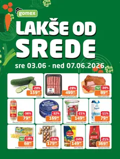 Pregled Gomex kataloga - važi od 03.06.2026