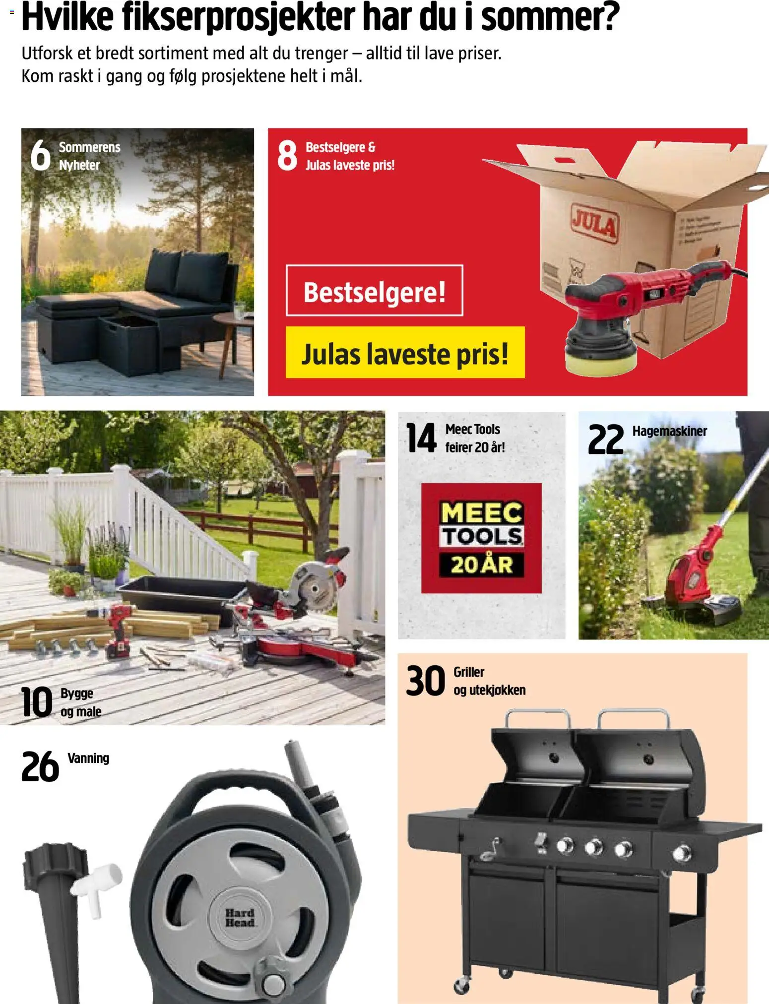 Forhåndsvis Jula sommerkatalog 2026 fra butikk Jula gyldig fra 01/04/2026