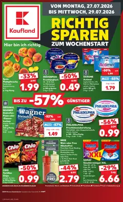 Vorschau von dem Prospekt des Geschäftes Kaufland, gültig ab dem 27.07.2026