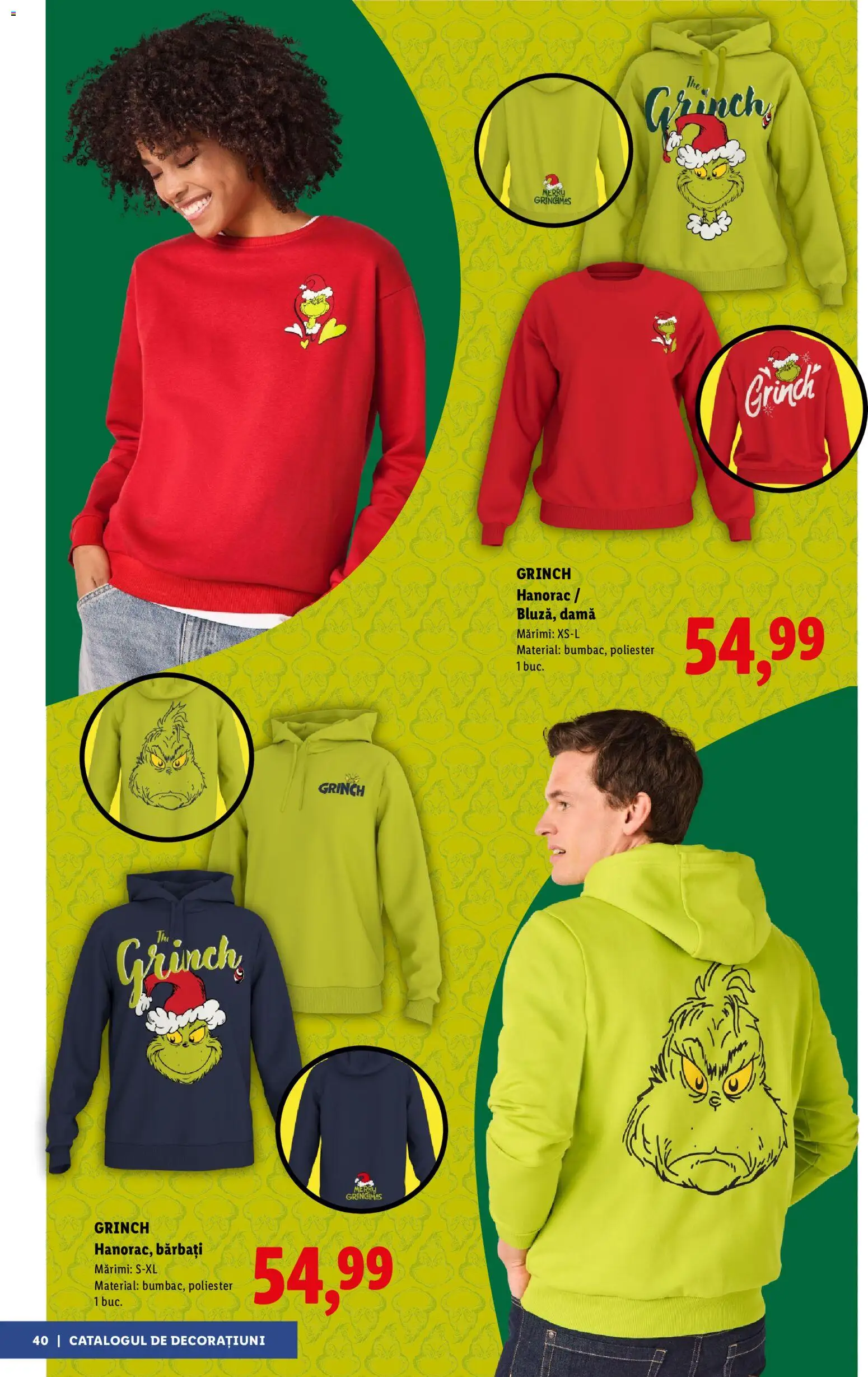 Previzualizarea de cataloage: Lidl Lidl Catalog Decorațiuni valabil de la 05.11.2026 - Sport, Hanorac