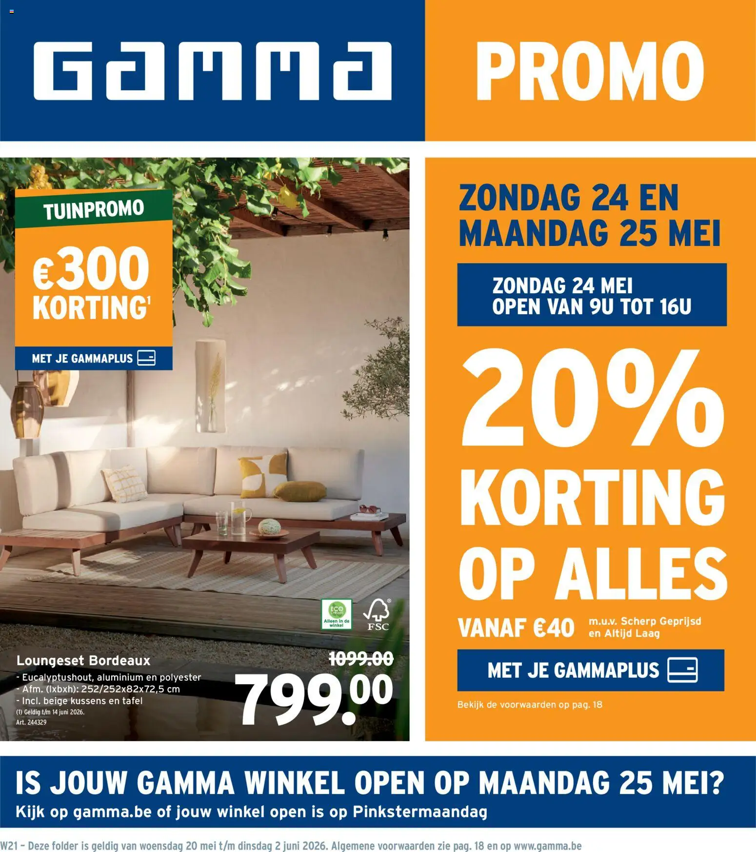 Voorbeeld van GAMMA Folder van winkel GAMMA geldig vanaf 20/05/2026