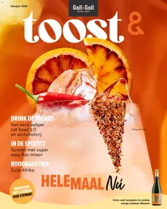 Voorbeeld van Gall en Gall folder - Toost magazine voorjaar 2026 van winkel Gall en Gall geldig vanaf 08-05-2026