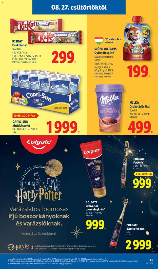 Új Lidl akciós újság 08.27.