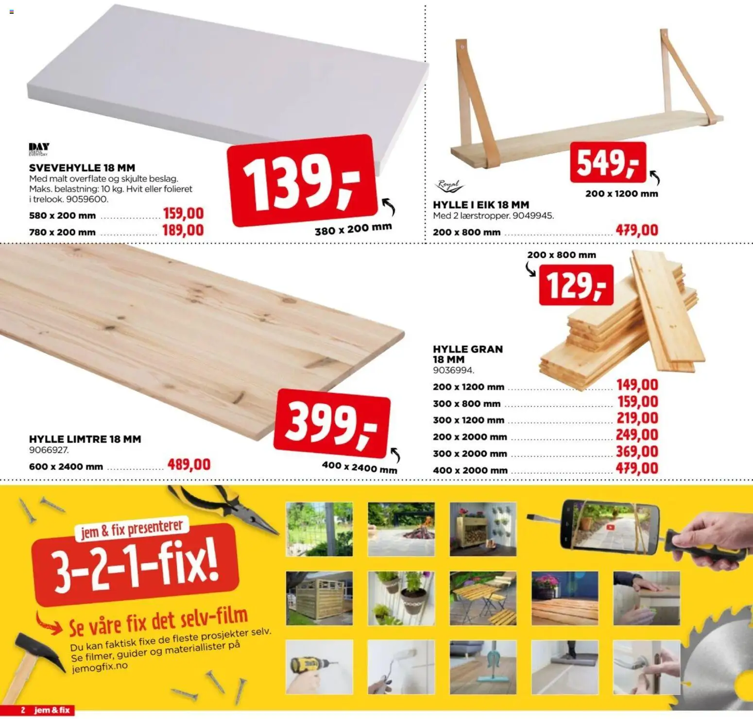 Forhåndsvis Jem & Fix kundeavis fra butikk Jem & Fix gyldig fra 27/09/2026