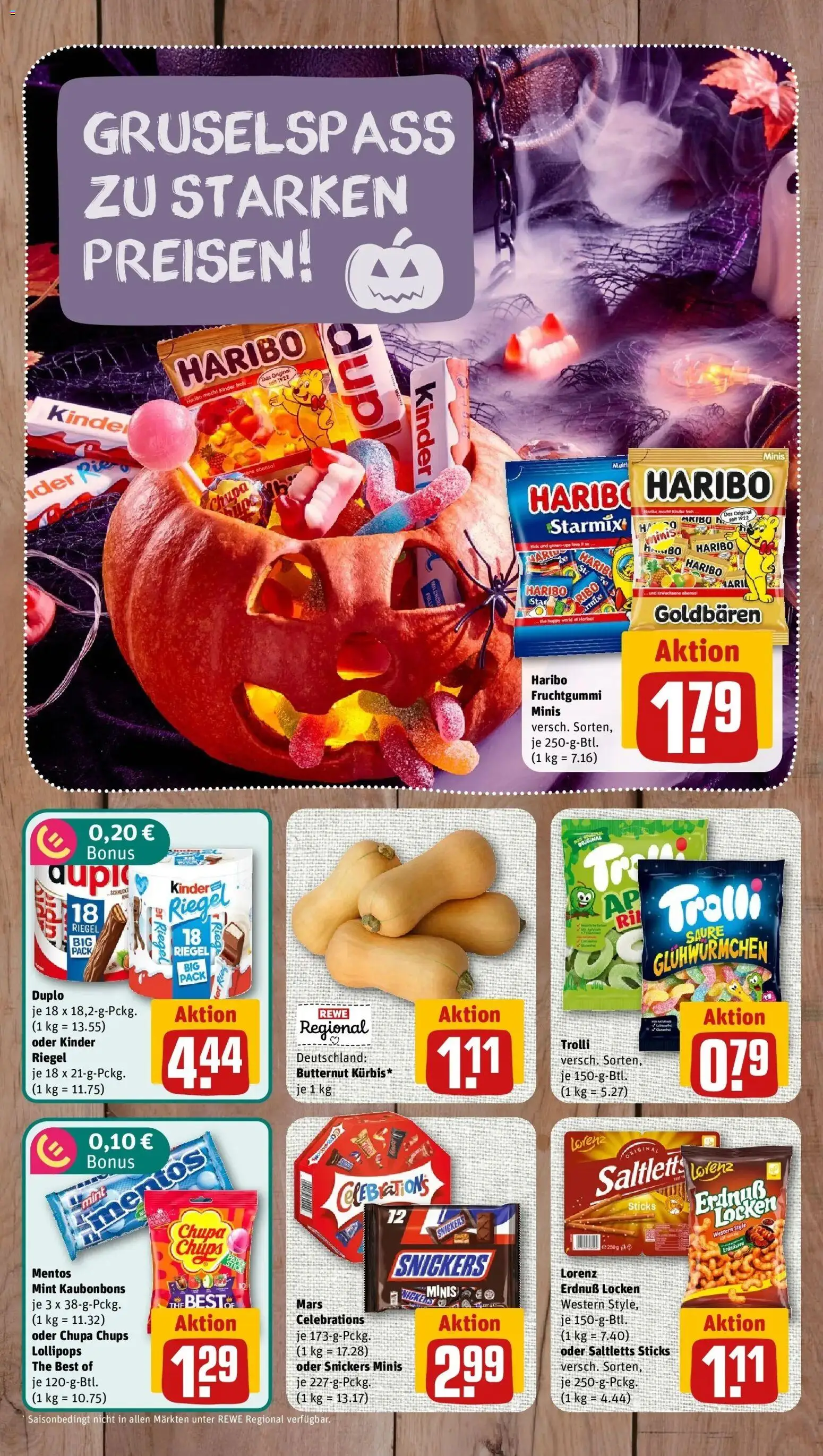 Vorschau von dem Prospekt des Geschäftes Rewe, gültig ab dem 26.10.2026