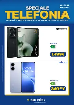 Anteprima dell'opuscolo Euronics volantino Telefonia dal negozio Euronics valido da 23/07/2026