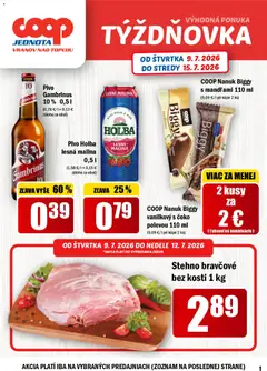 Náhľad COOP Jednota letáku platného od 09.07.2026