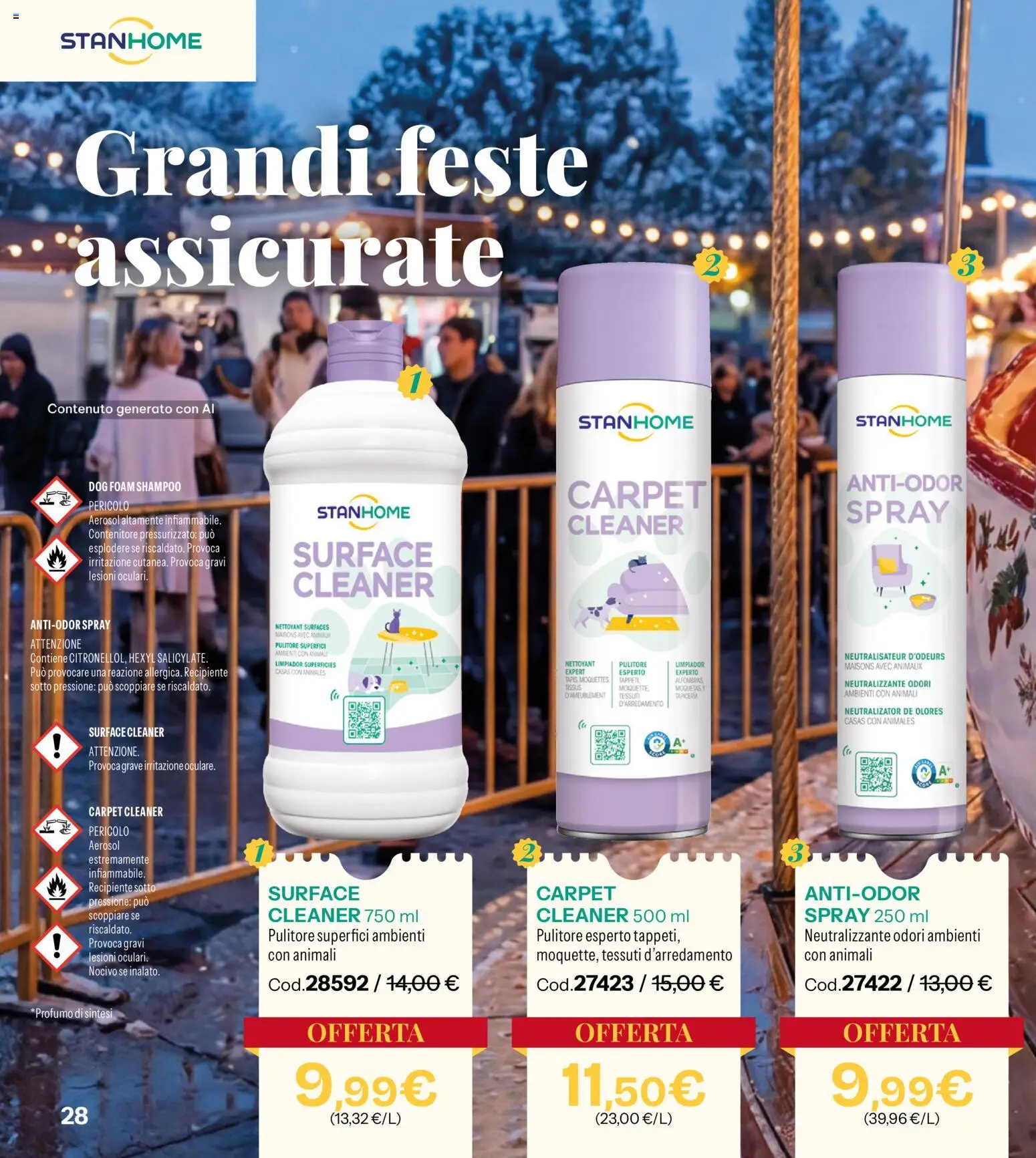 Anteprima dell'opuscolo Catalogo Stanhome Natale dal negozio Stanhome valido da 27/10/2026 - Shampoo, Contenitore