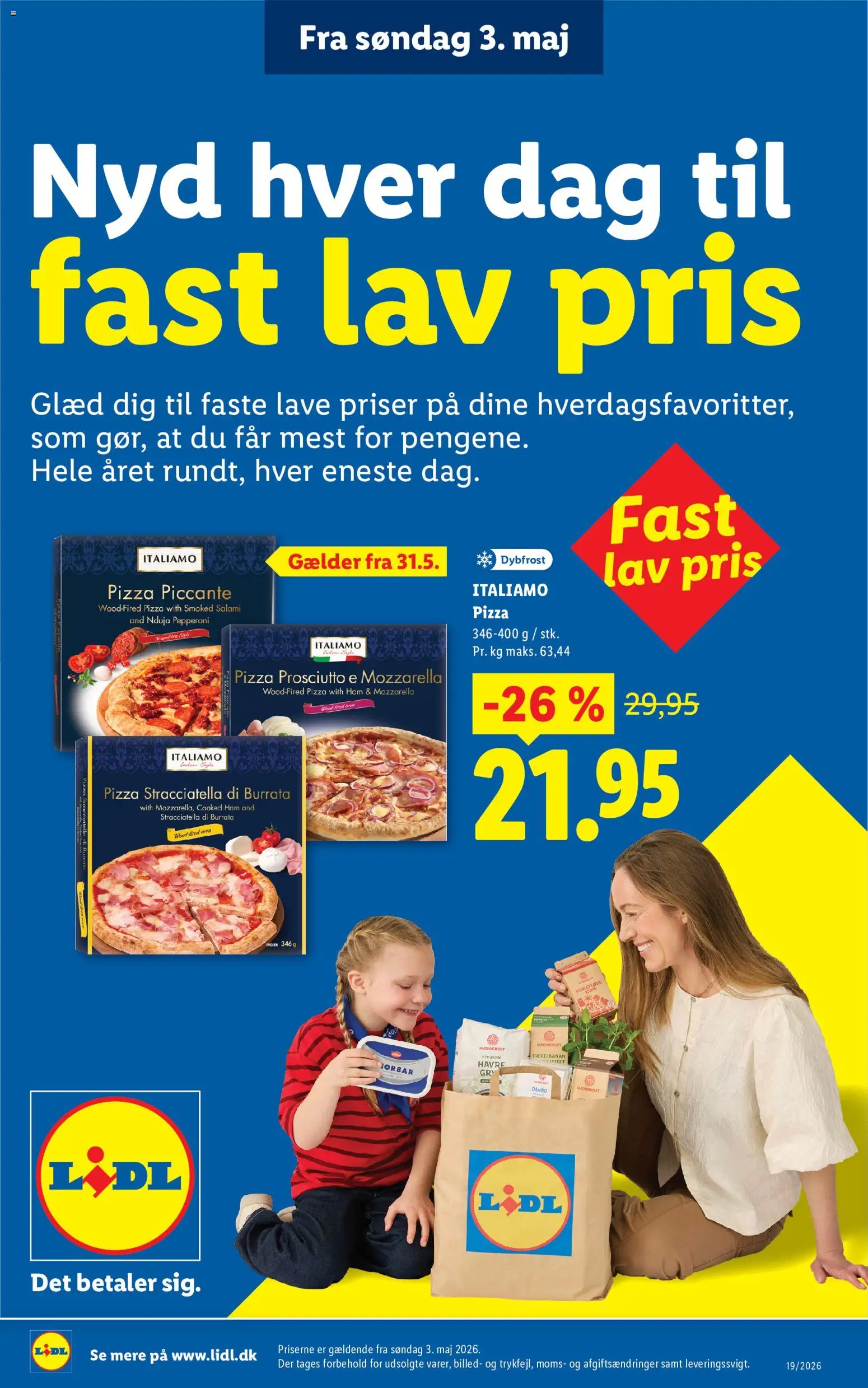 Eksempel på tilbudsavis Lidl - Nyd hver dag til fast lav pris fra butik Lidl gyldig fra 03/05/2026