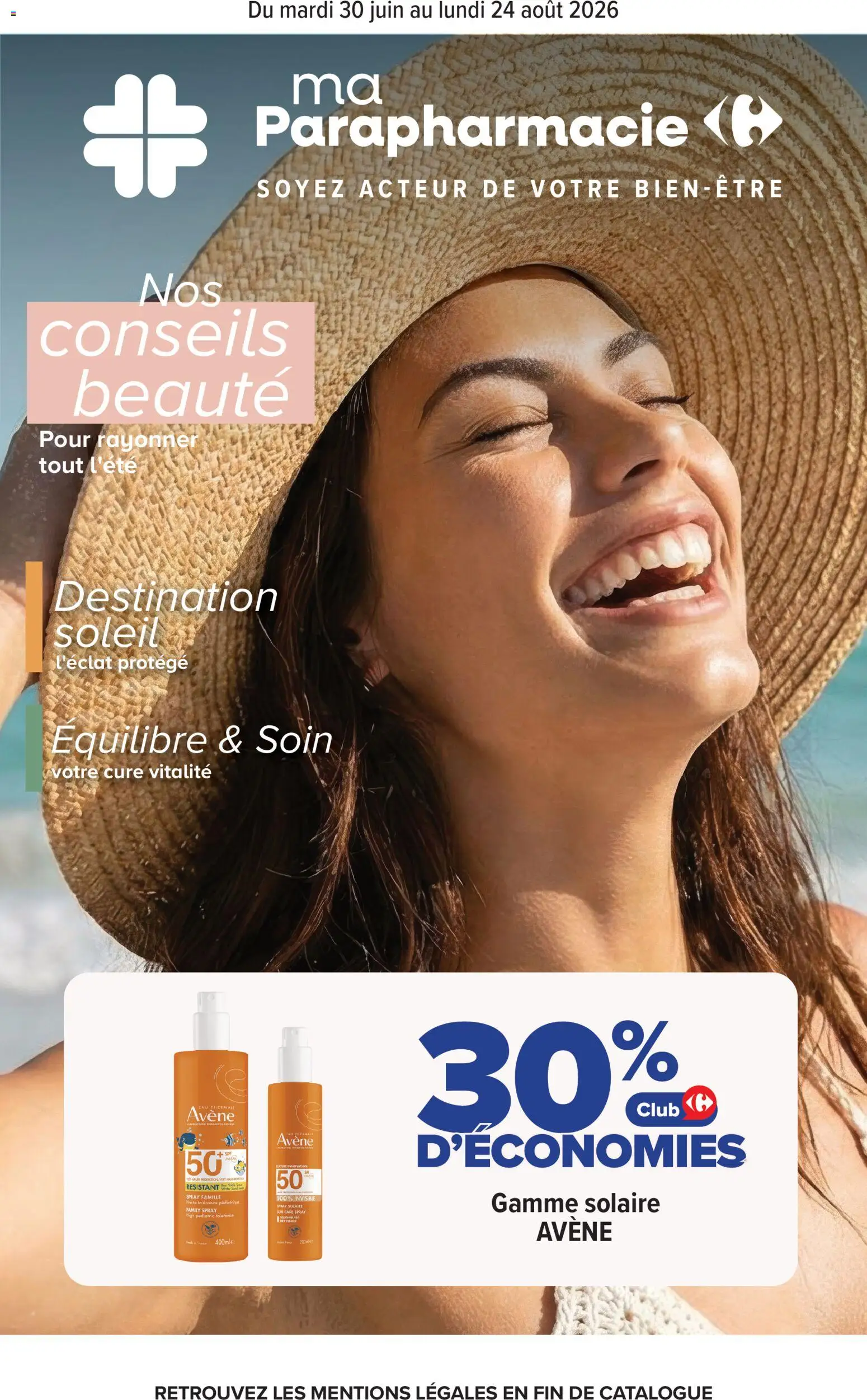 Prévisualisation de Carrefour Parapharmacie, beauté, santé et bien-être du magasin Carrefour formulaire valide 30/06/2026