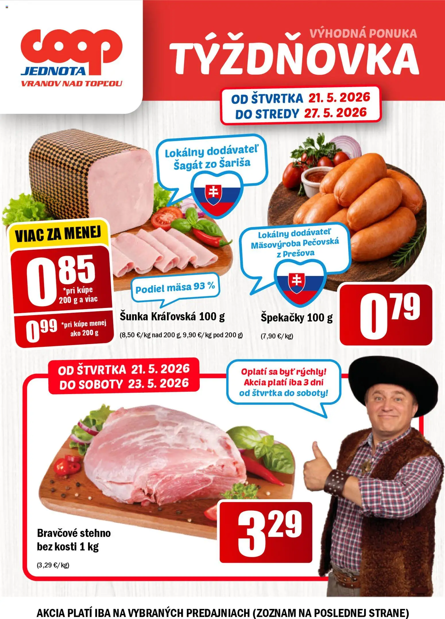 Náhľad COOP Jednota letáku platného od 21.05.2026